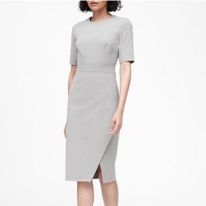 Banana Republic Bi-Stretch Sheath Dress (Green)